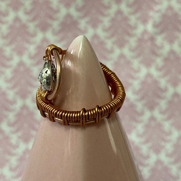 Handmade Wire weaved ring - Picture 8 of 8